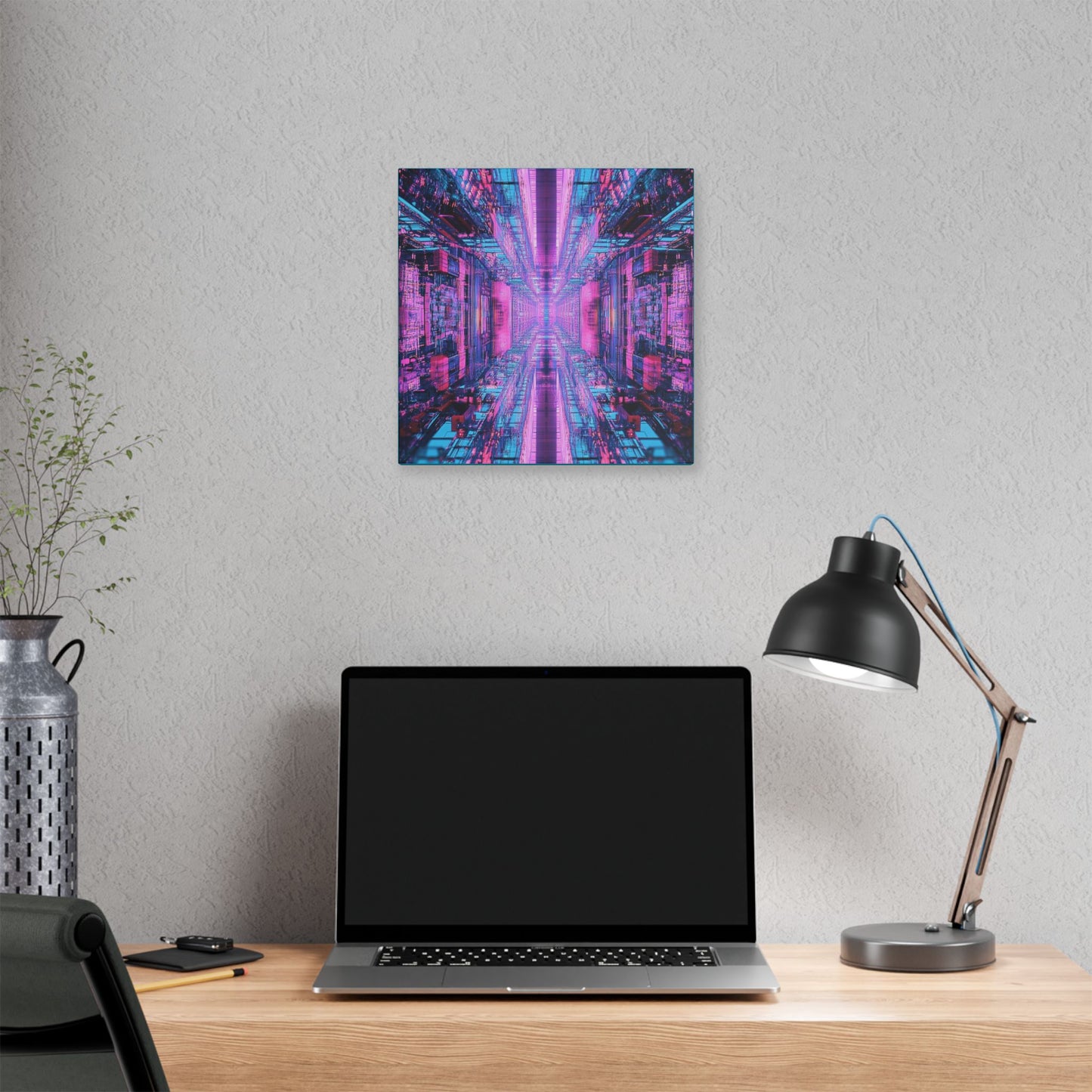 Quantum Glitch on Canvas