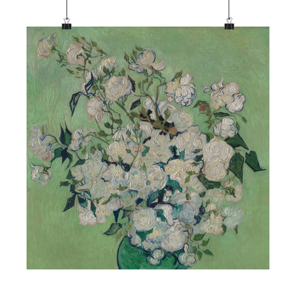 Van Gogh- Fine Art Prints - Reproduction - Flowers in a Vase - Floral Vertical Poster - Artistic Home Décor for Nature Lovers