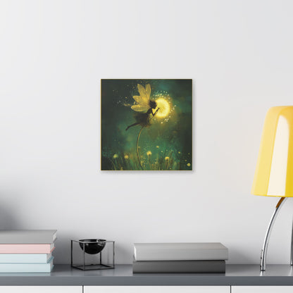 Wishes Do Come True - Fairies & Flowers Collection - Wall Art on Canvas
