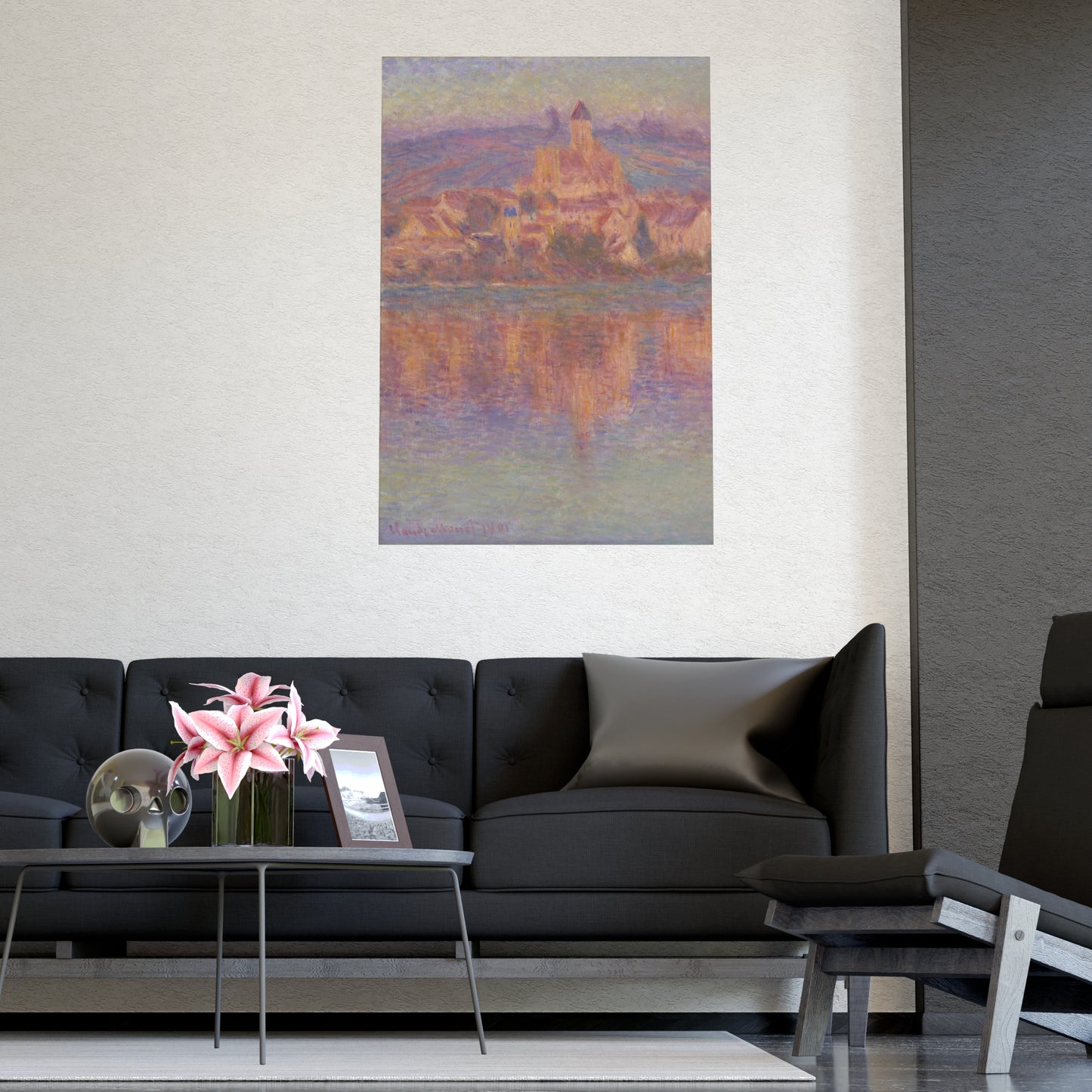 Vetheuil - Monet Village Landscape Fine Art Poster