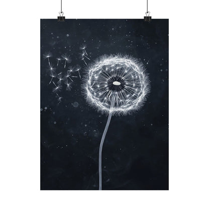 Just Dandy Dandelion Inspirational Fine Art Print