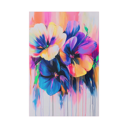 Color Blooms - Delight in Nature Series - Fine Art Print on Canvas