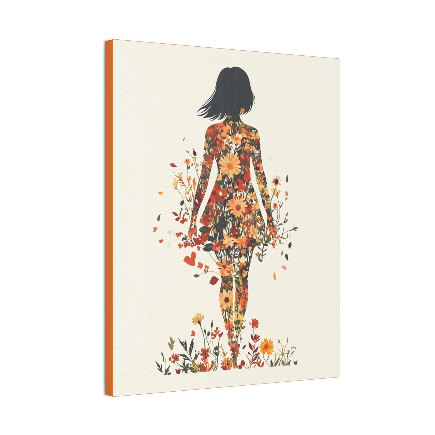You Belong Among the Wildflowers  - Flower Girl - Print on Canvas
