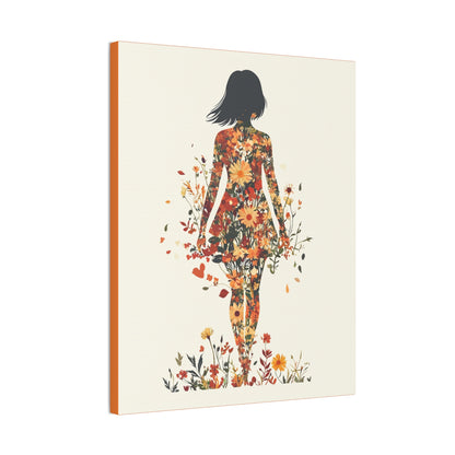 You Belong Among the Wildflowers  - Flower Girl - Print on Canvas