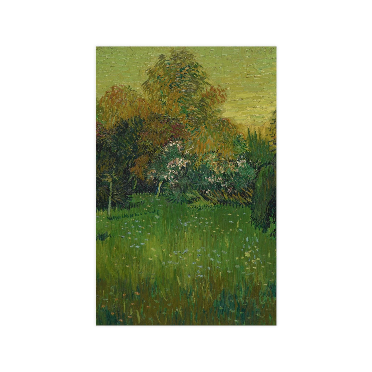 The Poet's Garden - Van Gogh Fine Art Poster