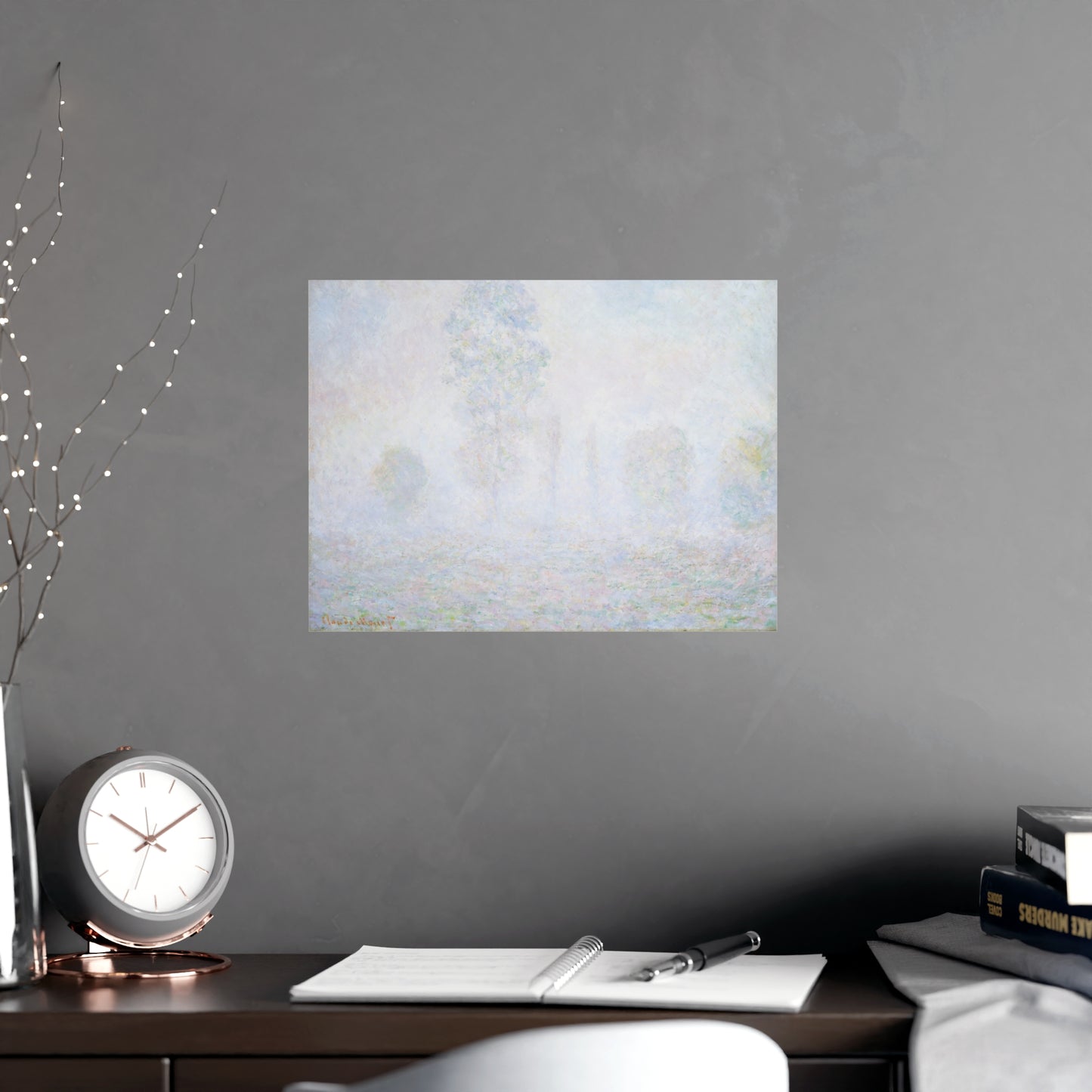 Morning Haze - Monet - Masterworks - Atmospheric Landscape Fine Art Poster
