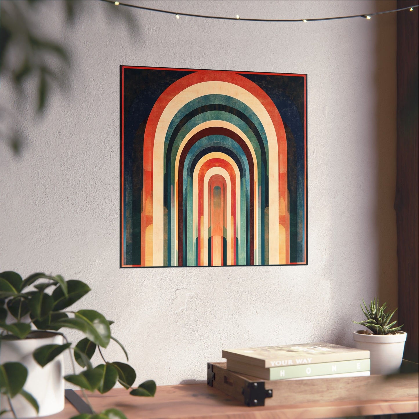 Doors of Perception Fine Art Print - Arches 11:11 - Bauhaus - Bohemian Wall Art - Modern Art - Matte Vertical Poster