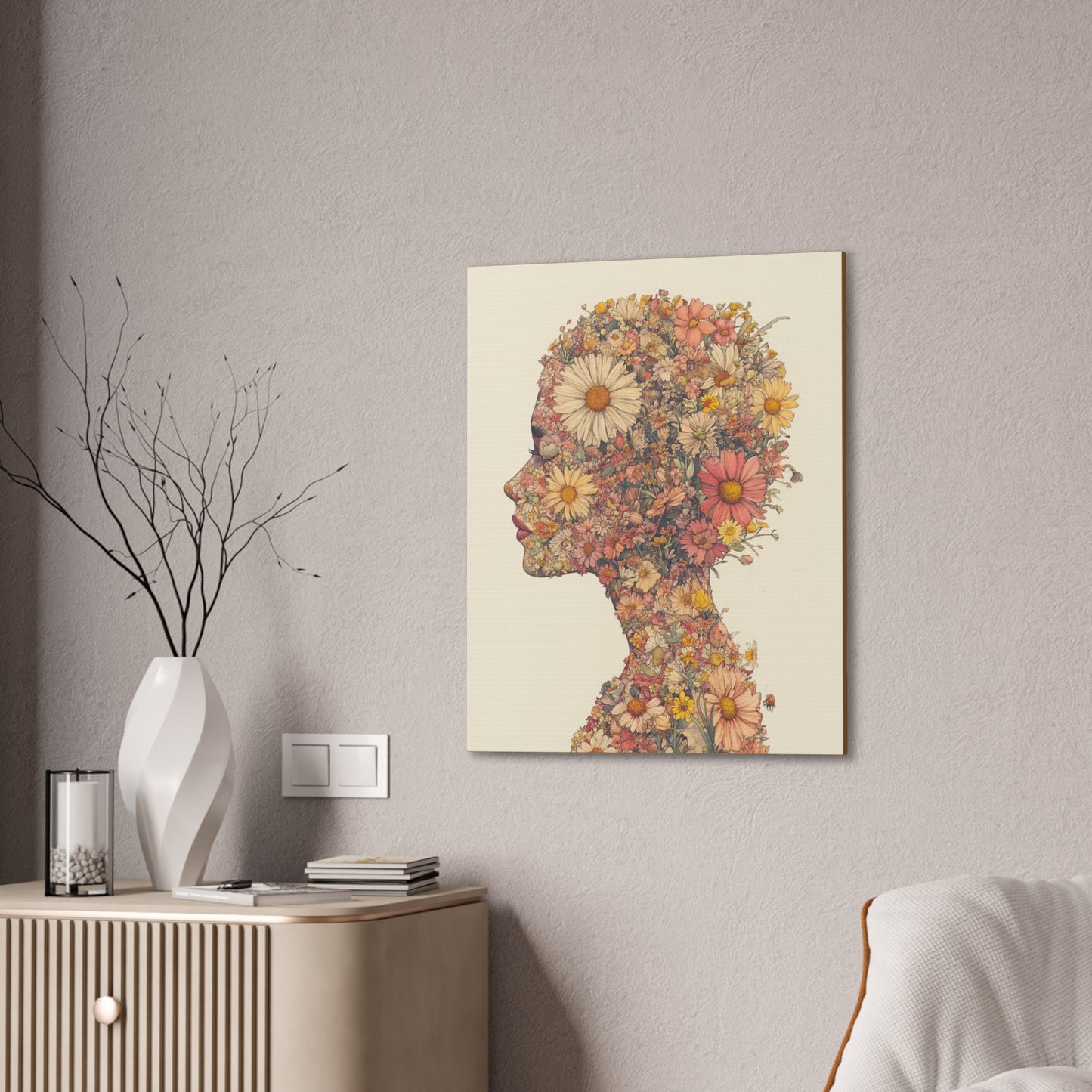 And So She Grew on Canvas