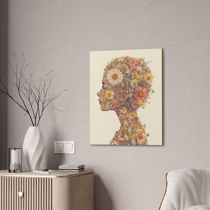 And So She Grew on Canvas