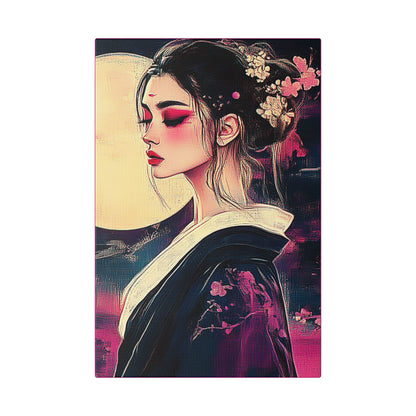 Magenta Moon - Fine Art Print on Canvas