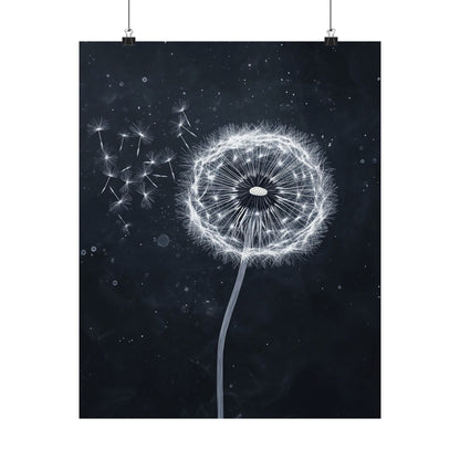 Just Dandy Dandelion Inspirational Fine Art Print