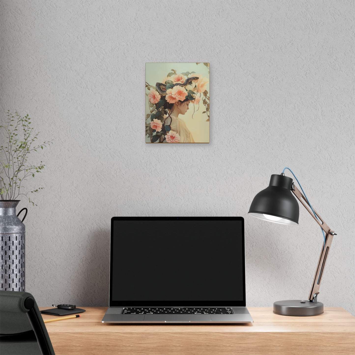 Snake Charmer - Secret Garden Series - Fine Art Print on Canvas