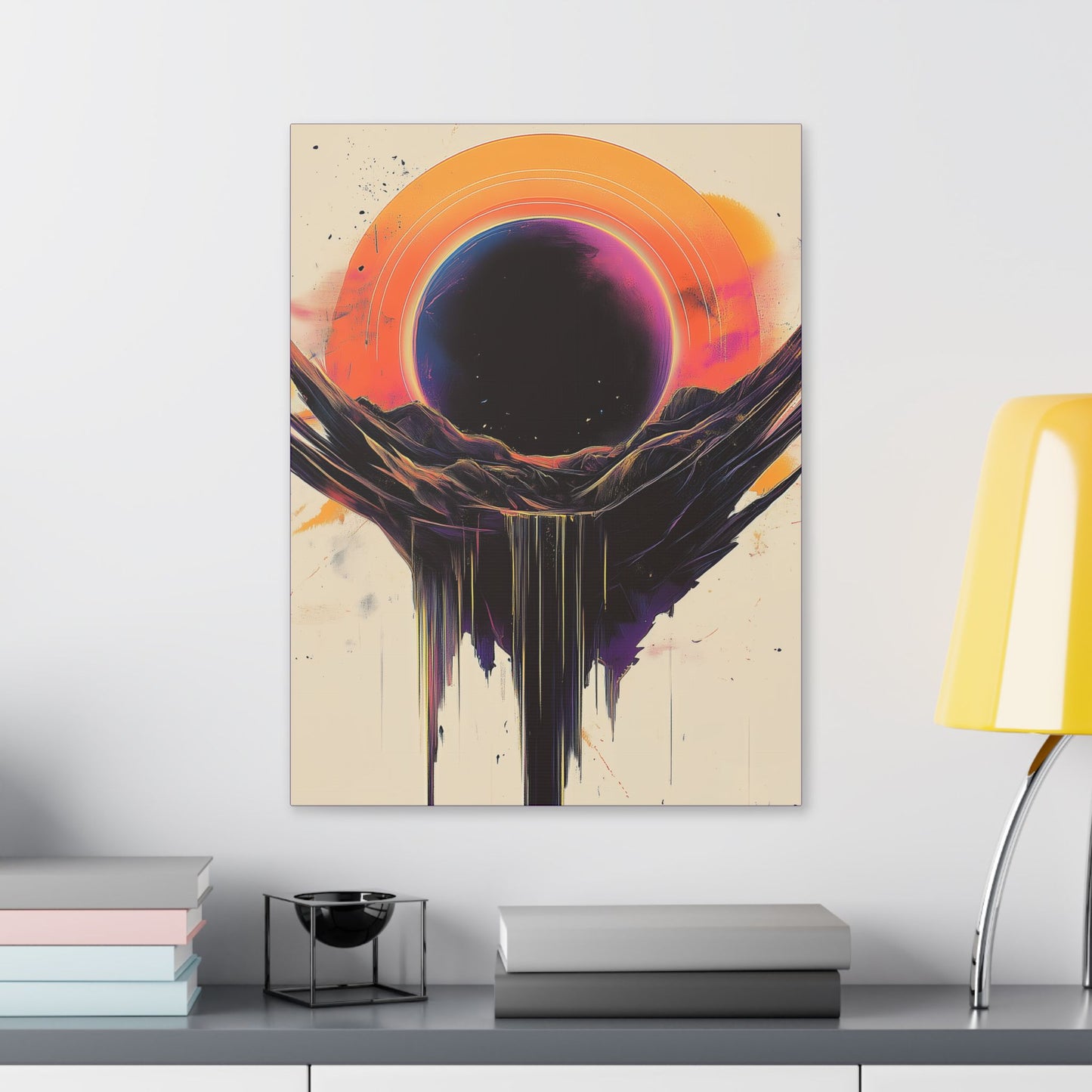 Valley of Dreams - Abstract Color Series- Fine Art Print on Canvas