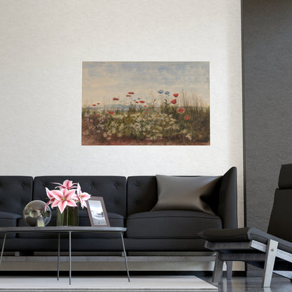 Wildflower Scene - Museum Collection - Fine Art Poster