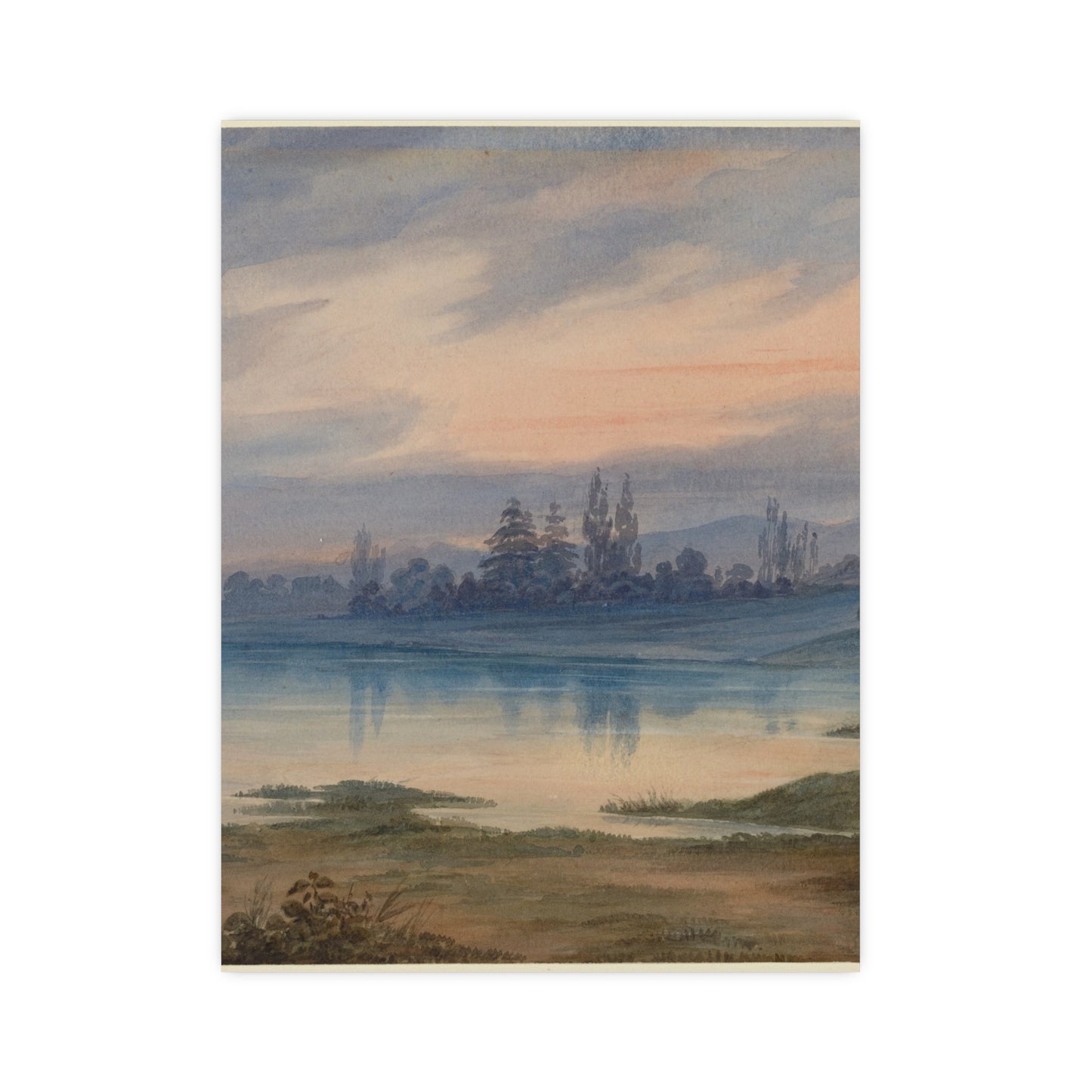 Landscape near Strasbourg - European Pastoral Fine Art Poster