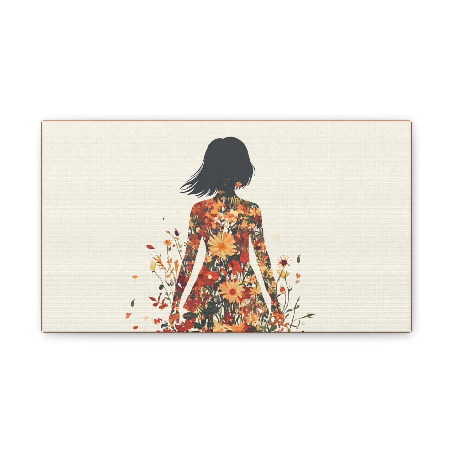 You Belong Among the Wildflowers  - Flower Girl - Print on Canvas