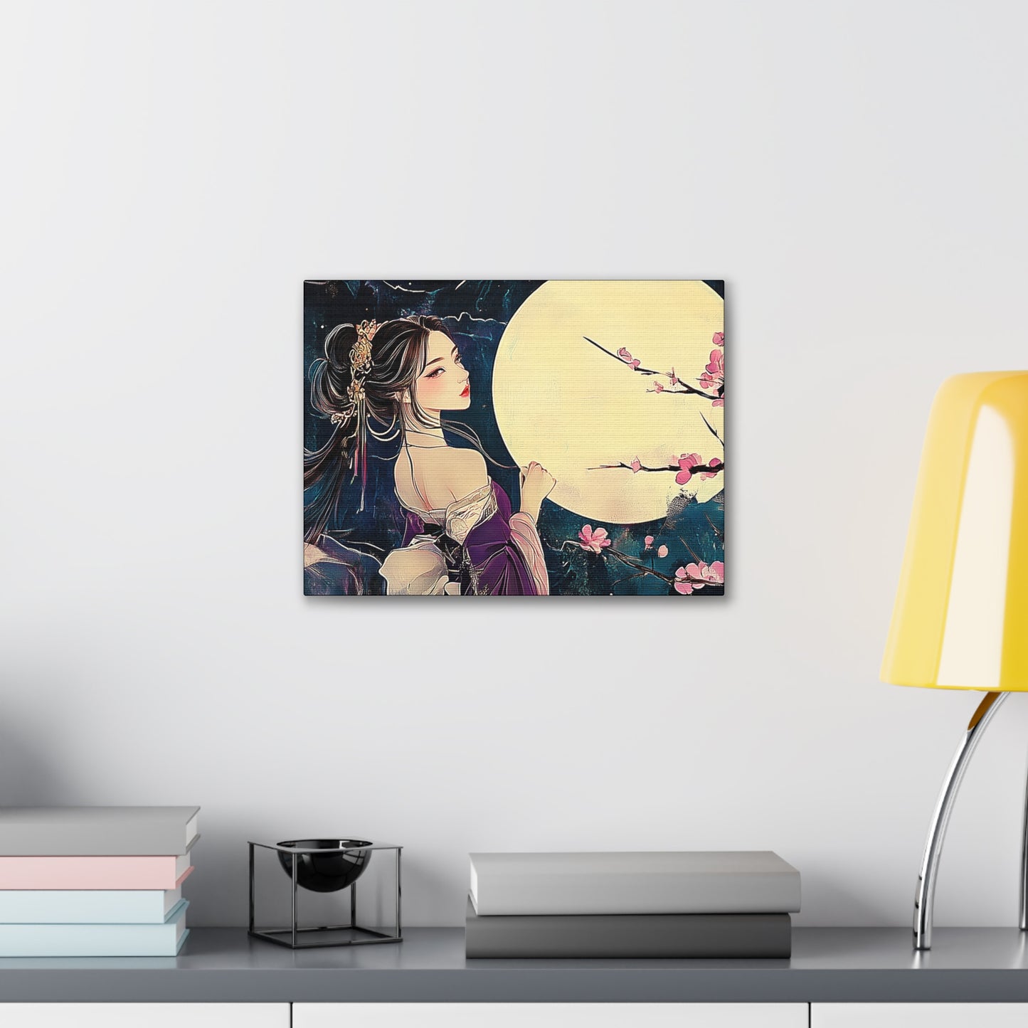 Thinking of You in the Moonlight - Fine Art Print - Wall Art on Canvas