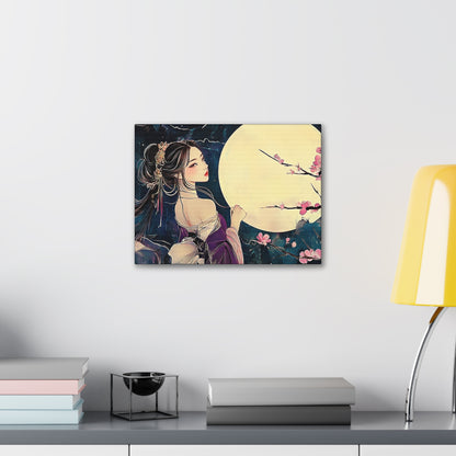 Thinking of You in the Moonlight - Fine Art Print - Wall Art on Canvas