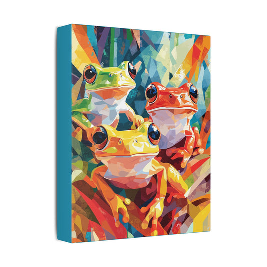 Frogs are Friends - Delight in Nature Series - Fine Art Print on Canvas