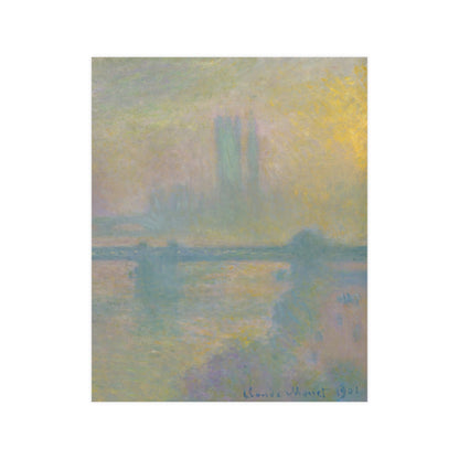 Charing Cross Bridge London - Monet Fine Art Poster