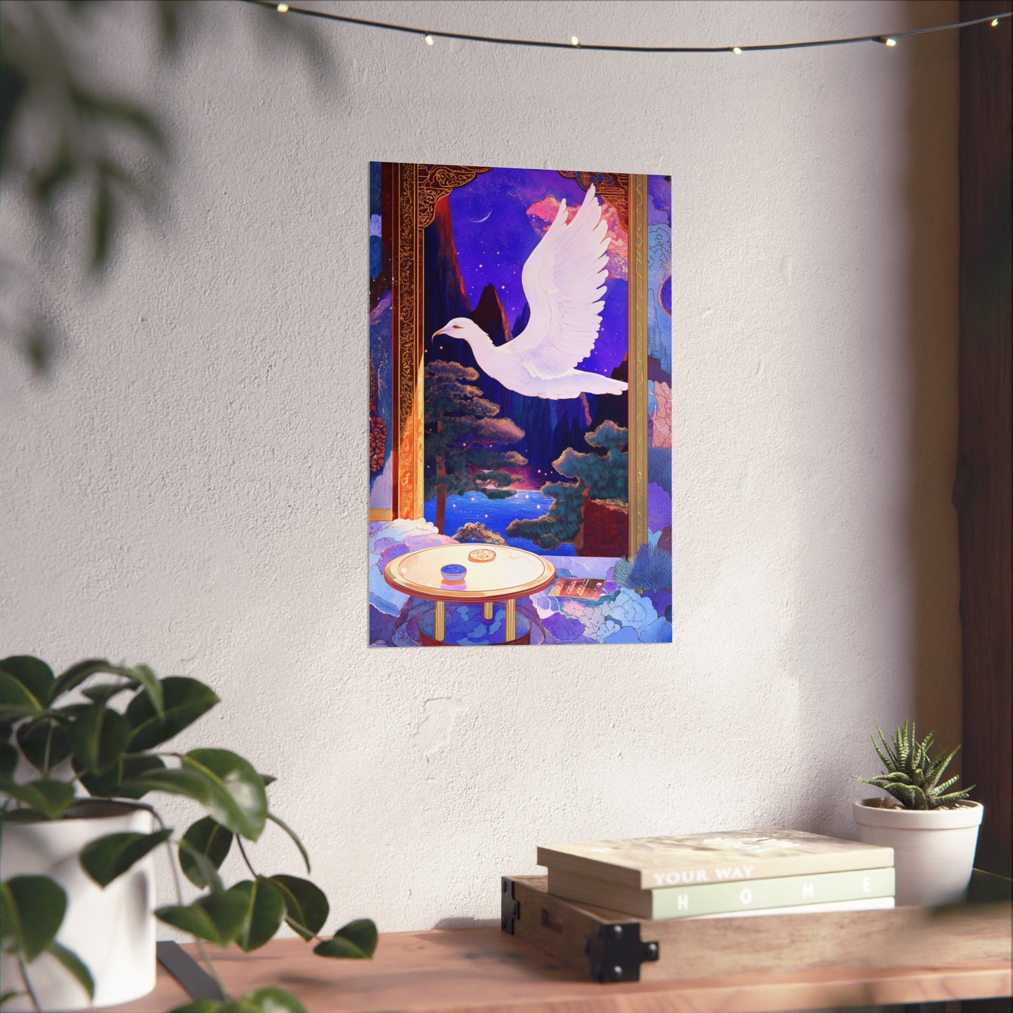 Into the Mystic Dove Messenger Fine Art Print