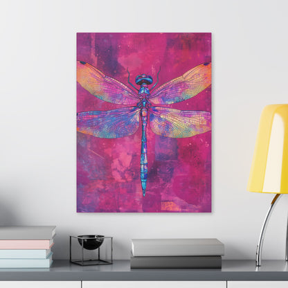 Vibrant Dragonfly - Secret Garden Series -  Fine Art Print on Canvas