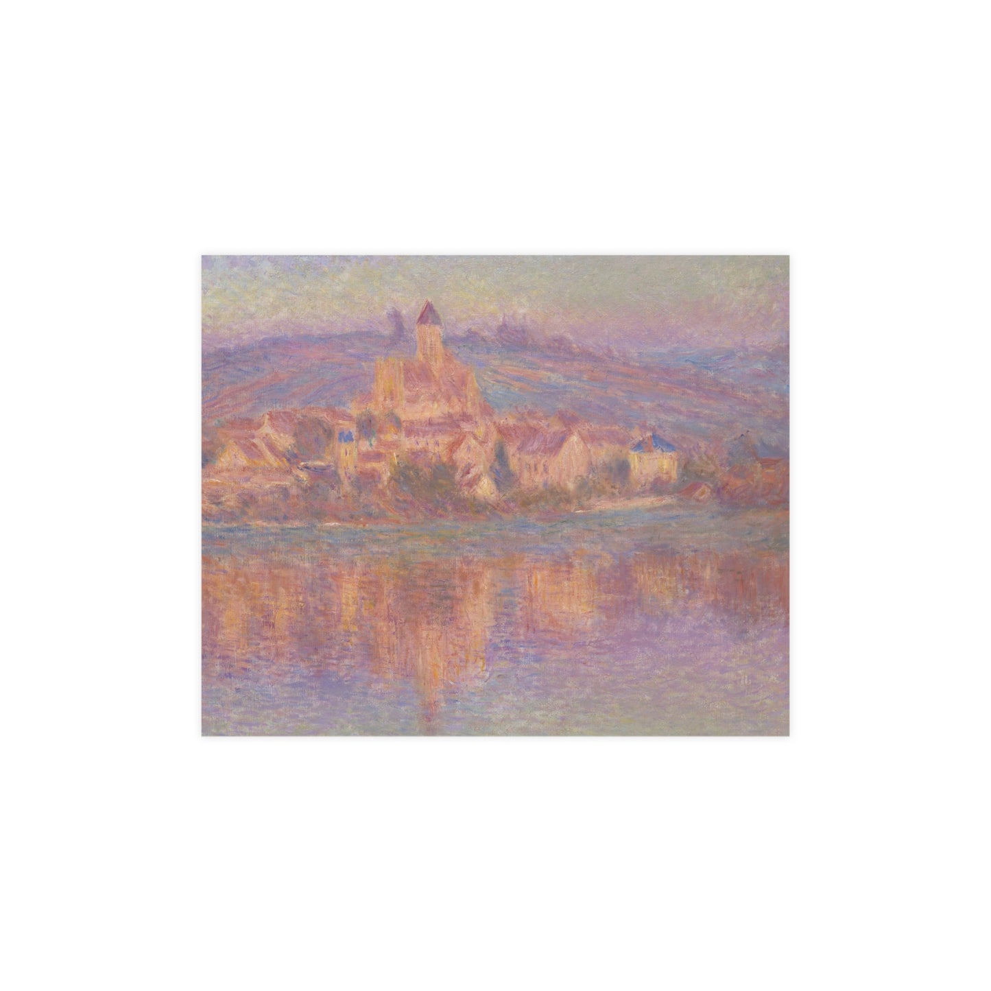 Vetheuil - Monet Village Landscape Fine Art Poster