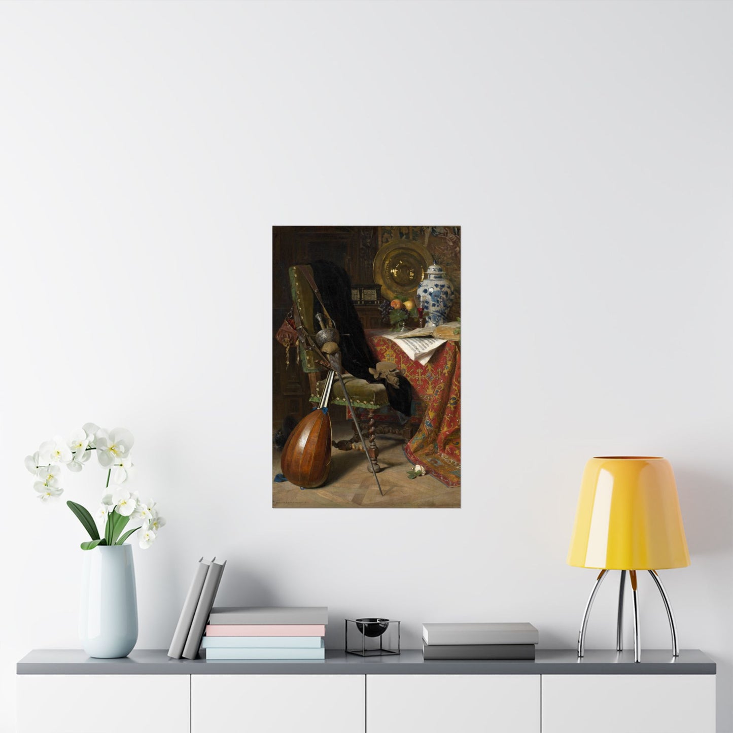 Elegant - Still Life Art - 17th Century Interior Painting - Fine Art Print - Gothic Art - Vintage Fine Art