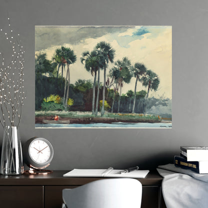 Red Shirt Homosassa Florida - Winslow Homer Fine Art Poster