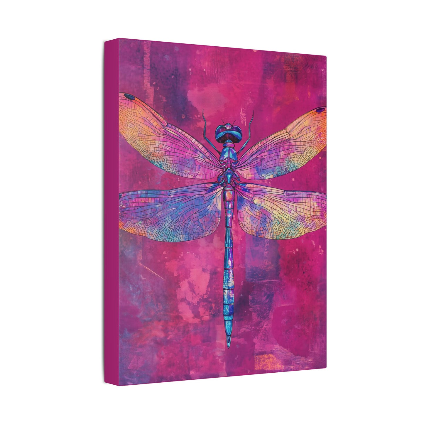 Vibrant Dragonfly - Secret Garden Series -  Fine Art Print on Canvas