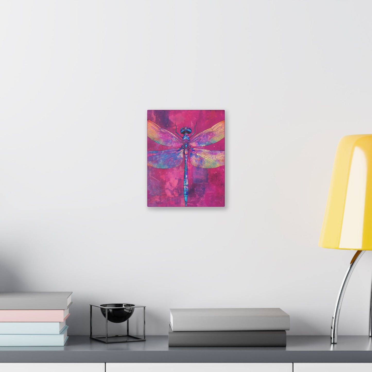 Vibrant Dragonfly - Secret Garden Series -  Fine Art Print on Canvas