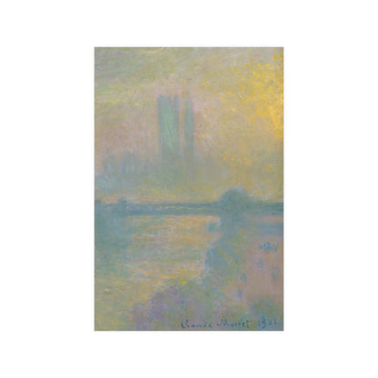 Charing Cross Bridge London - Monet Fine Art Poster