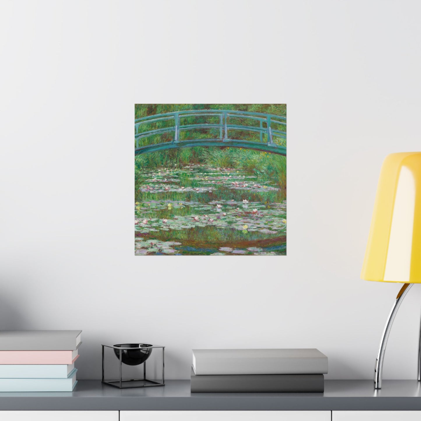 Claude Monet - Japanese Foot Bridge Fine Art Canvas Print