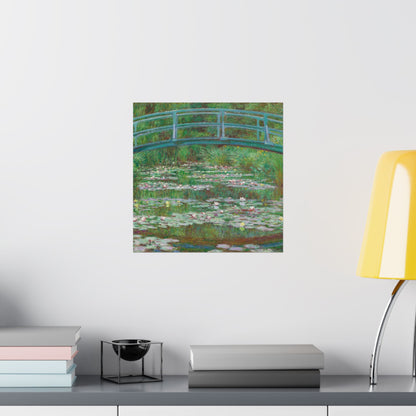 Claude Monet - Japanese Foot Bridge Fine Art Canvas Print