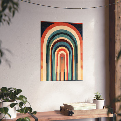 Doors of Perception Fine Art Print - Arches 11:11 - Bauhaus - Bohemian Wall Art - Modern Art - Matte Vertical Poster