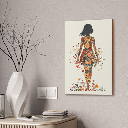 You Belong Among the Wildflowers  - Flower Girl - Print on Canvas