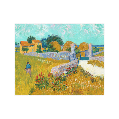 Farmhouse in Provence - Van Gogh Fine Art Poster