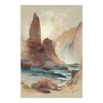 Tower Falls Yellowstone - American West Fine Art Poster