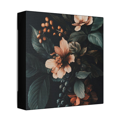 Evergreen Moody Botanical -Secret Garden Series  - Fine Art Print on Canvas