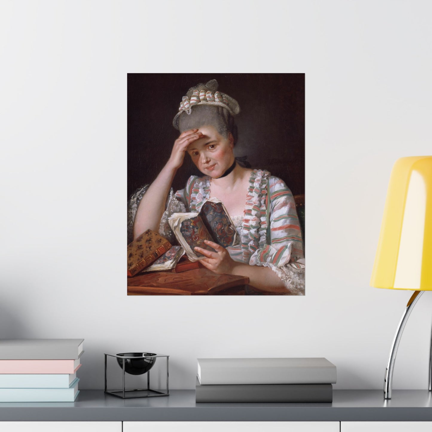Classic Portrait - Fine Art Print - Matte Vertical Poster - Timeless Literary Woman - Art for Home Décor