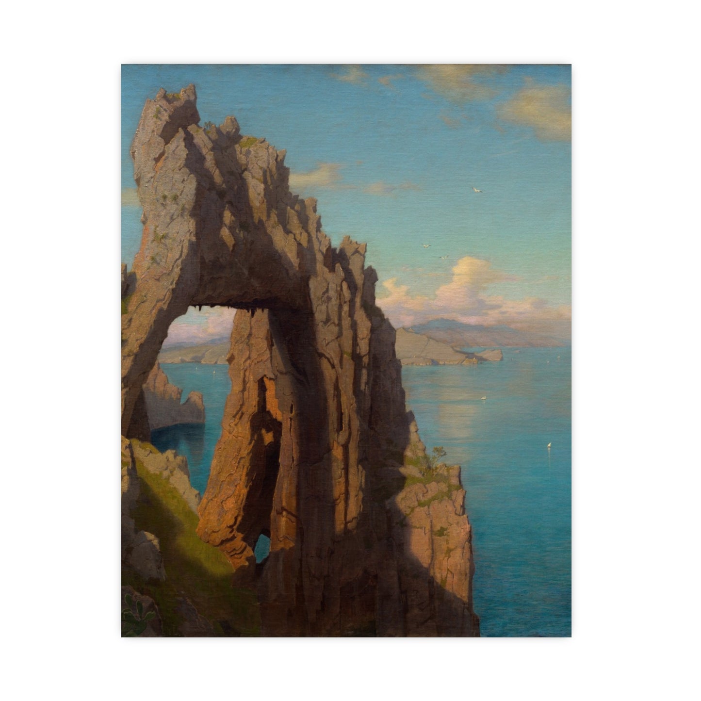 Natural Arch at Capri - Italian Coast Fine Art Poster