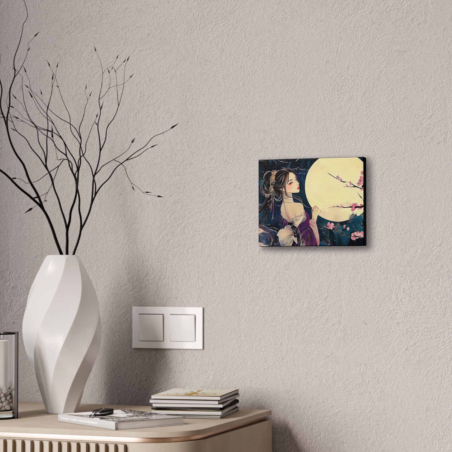 Thinking of You in the Moonlight - Fine Art Print - Wall Art on Canvas