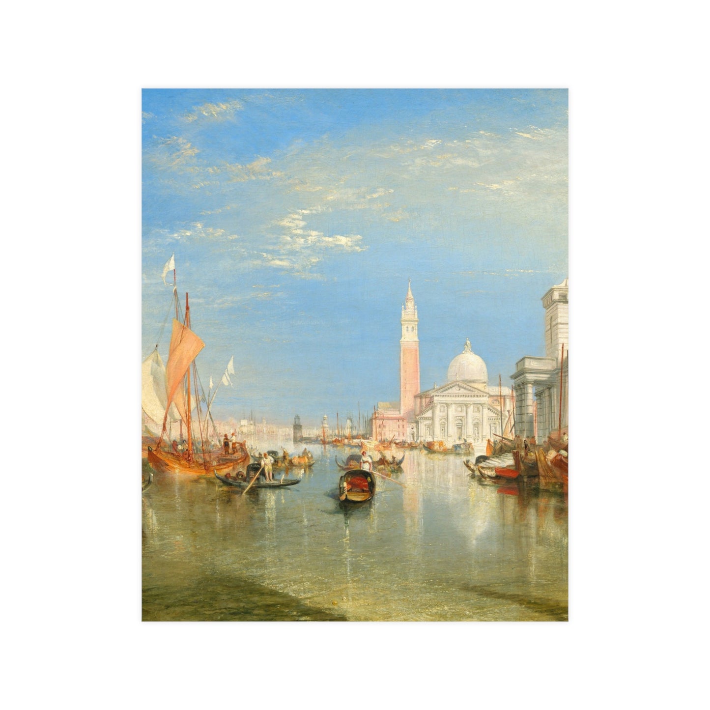 Venice Dogana and San Giorgio Maggiore - Turner Fine Art Poster