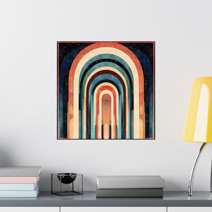 Doors of Perception Fine Art Print - Arches 11:11 - Bauhaus - Bohemian Wall Art - Modern Art - Matte Vertical Poster