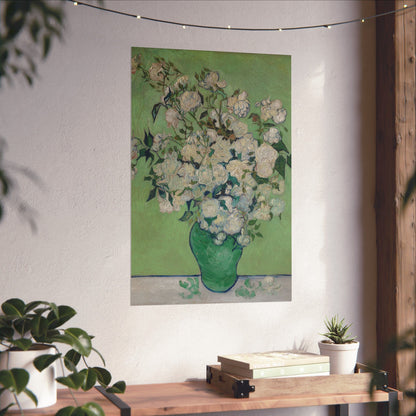 Van Gogh- Fine Art Prints - Reproduction - Flowers in a Vase - Floral Vertical Poster - Artistic Home Décor for Nature Lovers