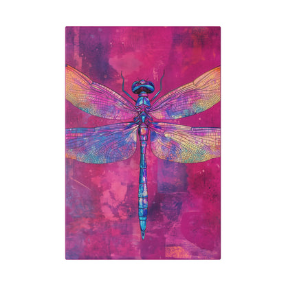 Vibrant Dragonfly - Secret Garden Series -  Fine Art Print on Canvas