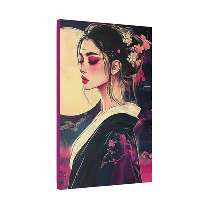 Magenta Moon - Fine Art Print on Canvas