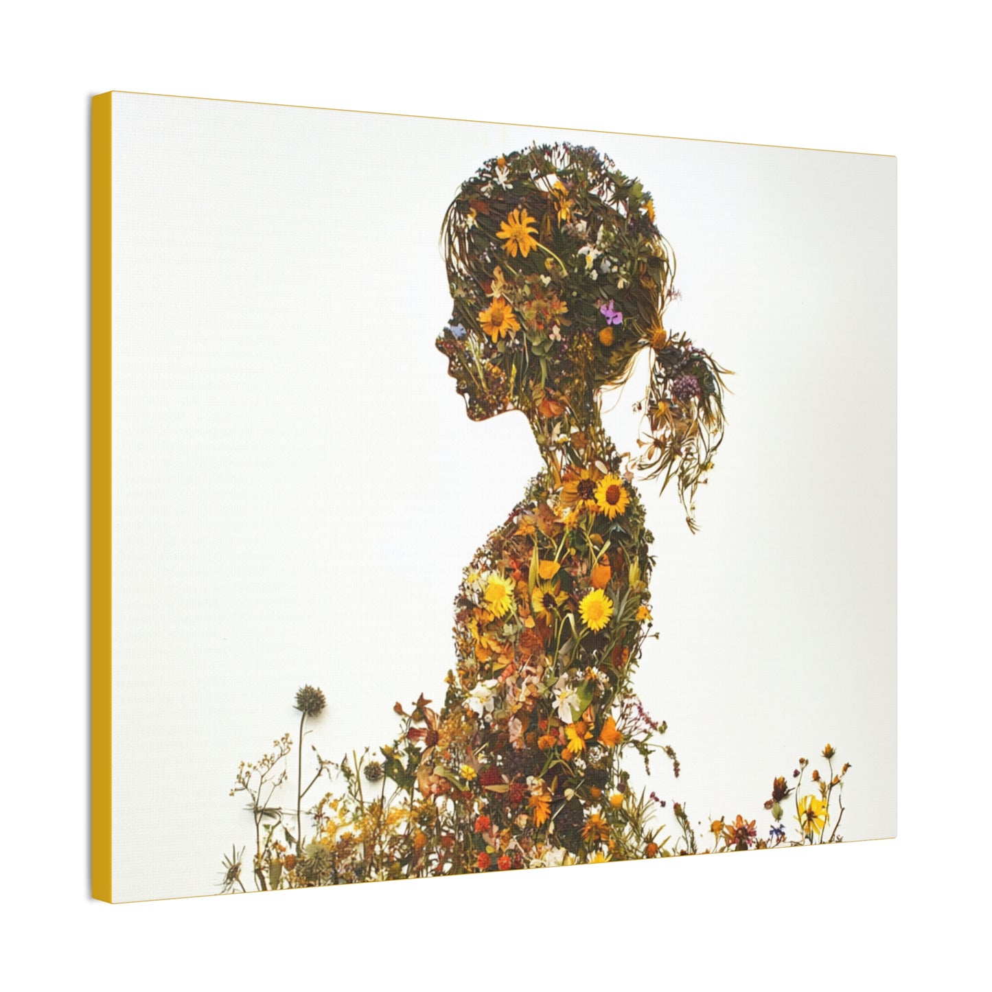Summers Gone By - Wildflowers Fine Art Print on Canvas