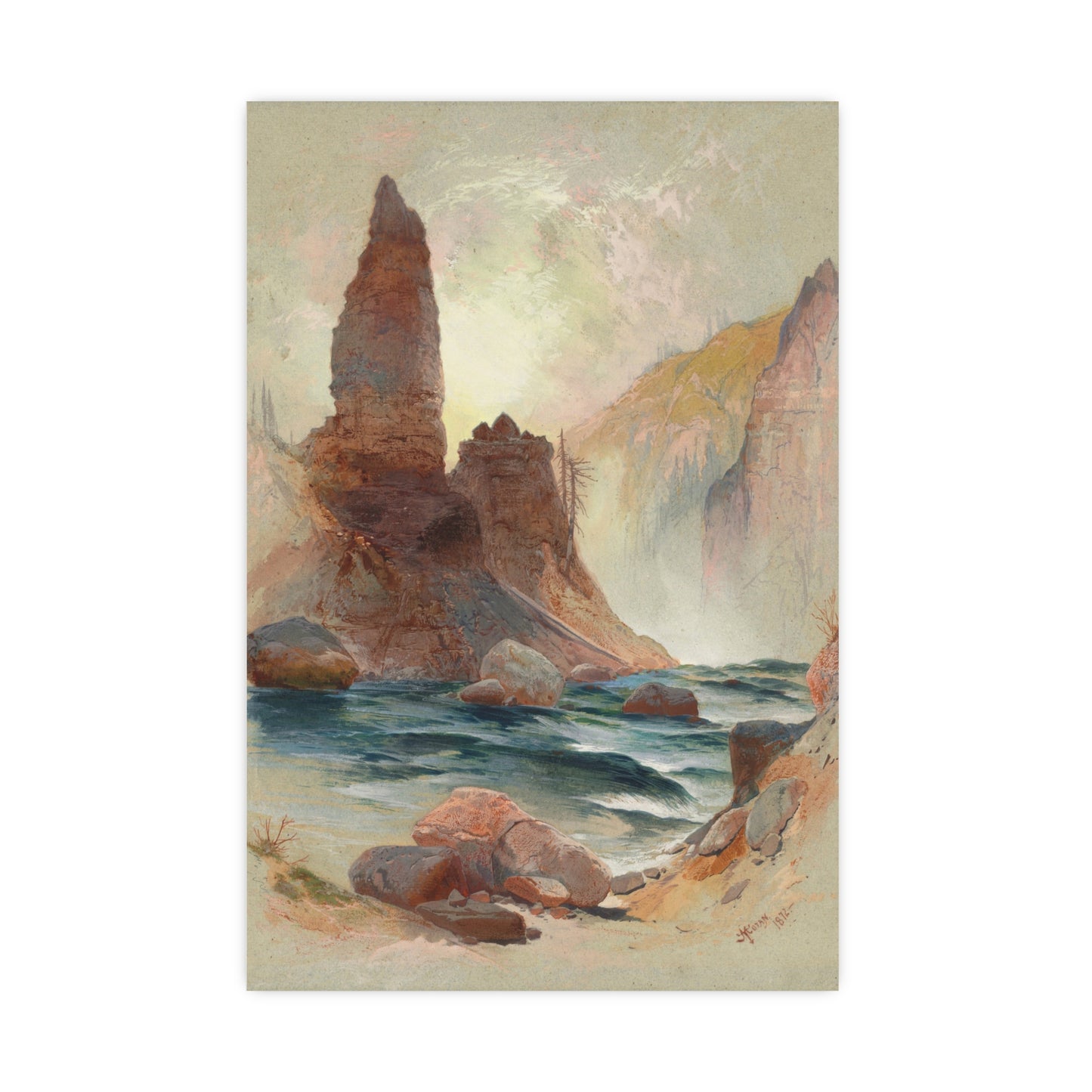 Tower Falls Yellowstone - American West Fine Art Poster