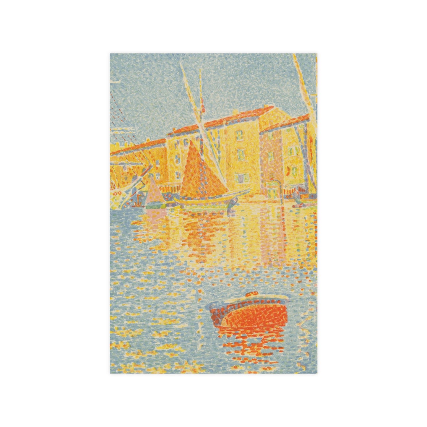The Buoy La Bouee - Signac Fine Art Poster